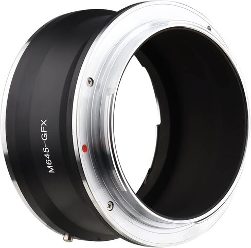 Andoer M645-GFX محول عدسة الكاميرا بديل لعدسة Mamiya 645 لكاميرات Fujifilm G Mount GFX100 GFX50S GFX50R GFX100S in Saudi Arabia