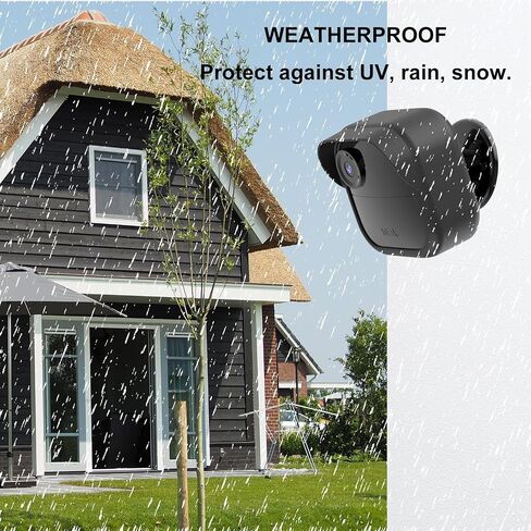 غطاء حماية من السيليكون لجهاز Blink Outdoor 4 الجديد كليًا (الجيل الرابع)، جراب من السيليكون المضاد للخدش يوفر حماية كاملة للكاميرا، ملحقات الكاميرا لـ Blink (عبوة من 3 قطع باللون الأسود) in Kuwait