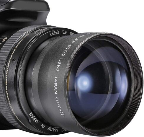 Cameras 58MM 2X Magnification Universal Teleconverter Telephoto Lens in Saudi Arabia