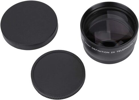 Cameras 58MM 2X Magnification Universal Teleconverter Telephoto Lens in Saudi Arabia