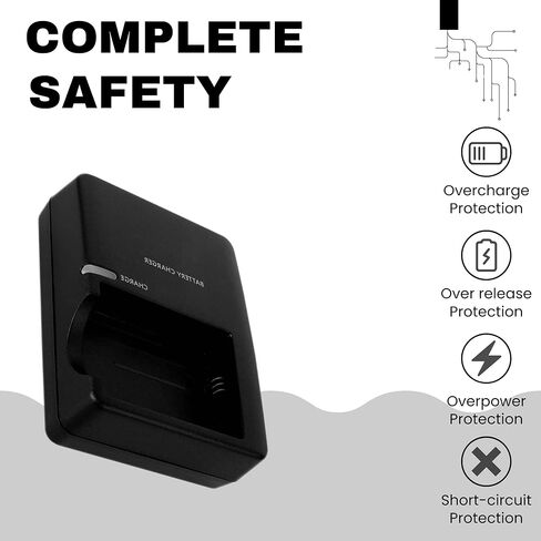 شاحن بطارية LP-E5 LC-E5C LC-E5E LC-E5 لكاميرا Canon، متوافق مع كاميرا Rebel XS XSi T1i EOS 450D 500D 1000D DSLR Kiss X2 Kiss X3 Kiss F الرقمية SLR L in Kuwait