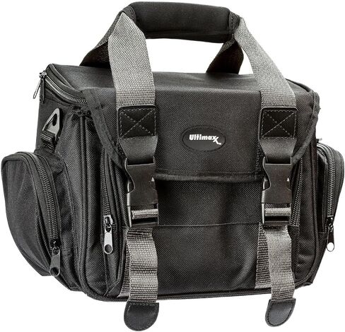 Ultimaxx Large Fully Padded Gadget Bag With Dual Buckles For Sony,Nikon, Canon, Olympus, Pentax, Panasonic, Samsung & Many More SLR Cameras & Camcorders in Saudi Arabia