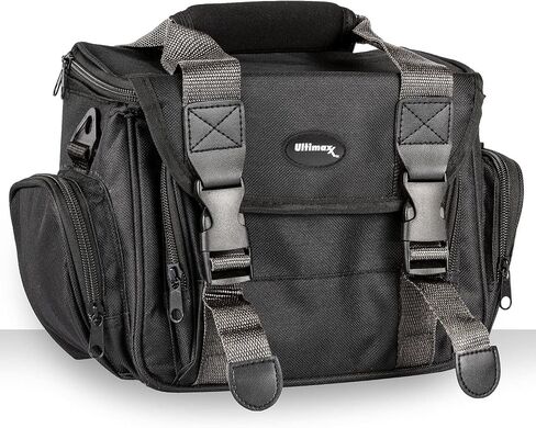 Ultimaxx Large Fully Padded Gadget Bag With Dual Buckles For Sony,Nikon, Canon, Olympus, Pentax, Panasonic, Samsung & Many More SLR Cameras & Camcorders in Saudi Arabia