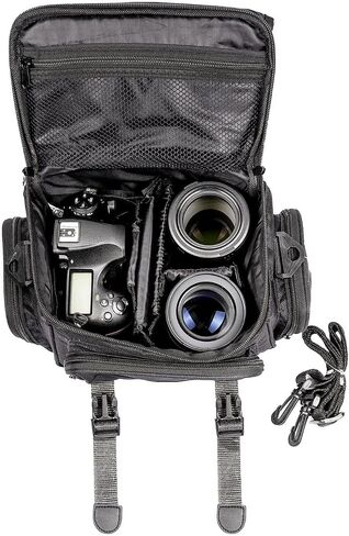 Ultimaxx Large Fully Padded Gadget Bag With Dual Buckles For Sony,Nikon, Canon, Olympus, Pentax, Panasonic, Samsung & Many More SLR Cameras & Camcorders in Saudi Arabia