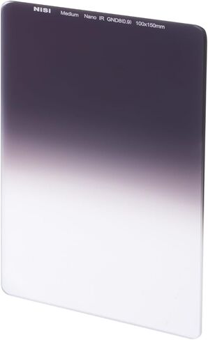 NiSi Medium Grad ND 8(0.9) 3 توقفات IR طلاء نانو زجاج بصري متدرج مرشح الكثافة المحايدة-100x150mm in Kuwait