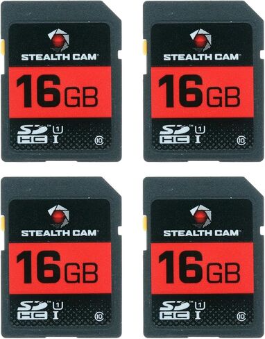 بطاقة STEALTH CAM SD - تخزين نقل البيانات عالي السرعة، كاميرات تسجيل فيديو للصيد والصيد، بطاقة SD سعة 32 جيجابايت (عبوتان) in Saudi Arabia