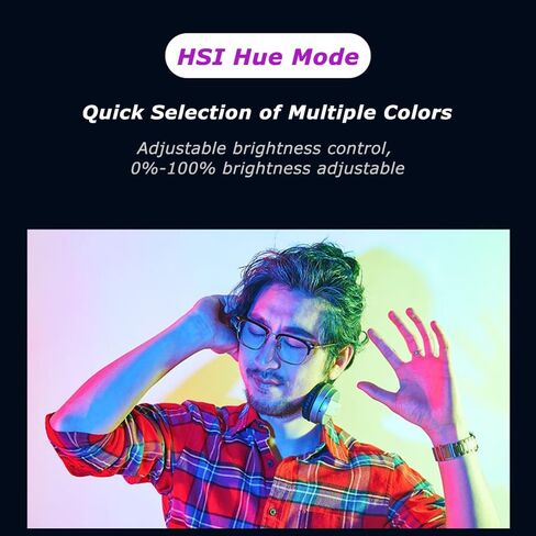 140 مصباح فيديو RGB، لوحة إضاءة كاميرا LED محمولة بالألوان الكاملة CRI 95+ 2500-9000K LED فيديو ضوء 26 تأثيرات مشهد، إضاءة LED DSLR قابلة للشحن من النوع C بقدرة 3000 مللي أمبير في الساعة لمدونات الفيديو والتصوير الفوتوغرافي والمؤتمرات in Kuwait