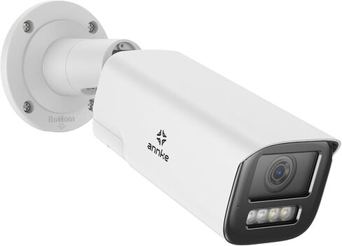 كاميرا أمان ANNKE 4K 8MP PoE مع صوت ثنائي الاتجاه، كاميرا IP متغيرة البؤرة مع عدسة 2.8 مم - 12 مم، تكبير بصري 4X، ضوء مزدوج ذكي، رؤية ليلية ملونة، اكتشاف الإنسان والمركبة، تخزين يصل إلى 512 جيجابايت in Kuwait