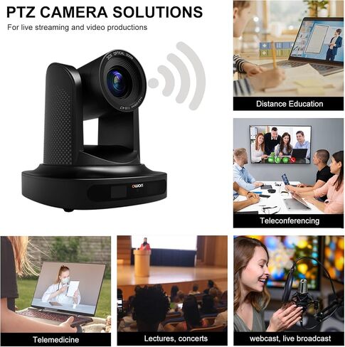 كاميرا OWON للبث المباشر PTZ، كاميرا 3G-SDI IP للبث المباشر تدعم POE Full HD 1080P 60 إطارًا في الثانية مع تكبير بصري 30X لبث فيديو الكنيسة in Saudi Arabia