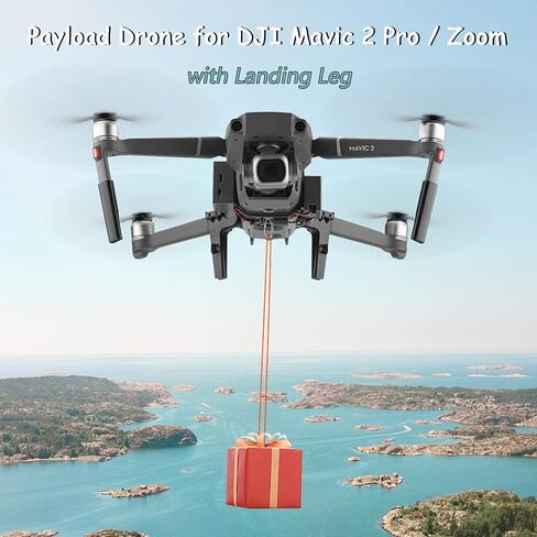 نظام O'woda Airdrop لجهاز DJI Mavic Air 2S، جهاز نقل توصيل الحمولة بدون طيار بمشبك Airdropper لحفلات الزفاف، طعم الصيد بدون طيار، البحث والإنقاذ متوافق مع ملحق DJI Mavic Air 2 / Air 2S in Saudi Arabia