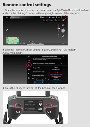 نظام O'woda Airdrop لجهاز DJI Mavic Air 2S، جهاز نقل توصيل الحمولة بدون طيار بمشبك Airdropper لحفلات الزفاف، طعم الصيد بدون طيار، البحث والإنقاذ متوافق مع ملحق DJI Mavic Air 2 / Air 2S in Saudi Arabia