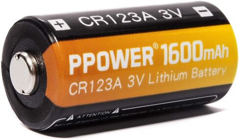 CR123A Lithium 3V Photo Disposal Batteries with Battery Storage Box, 12-20 Pack 1600mAh CR123A Batteries for Arlo Cameras, Polaroid, Microphones, Flashlight, Non-Rechargeable (4pcs) in Saudi Arabia