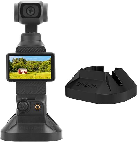 Camera Mount Stand Base for DJI Osmo Pocket 3, Non-Slip Stable Desktop Mount Support Base Gimbal Support Adapter for DJI Osmo Pocket 3 Accessories in Kuwait