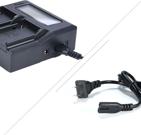 DSTE Replacement for 1.5A Dual Battery Charger Compatible Jvc BN-VF808U BN-VF815U BN-VF823U BN-VF908U with USB Port in Saudi Arabia
