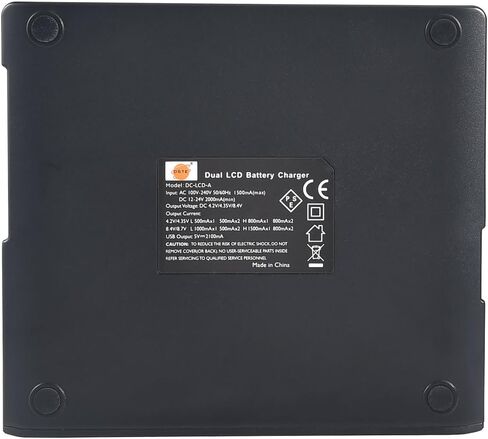 DSTE Replacement for 1.5A Dual Battery Charger Compatible Jvc BN-VF808U BN-VF815U BN-VF823U BN-VF908U with USB Port in Saudi Arabia