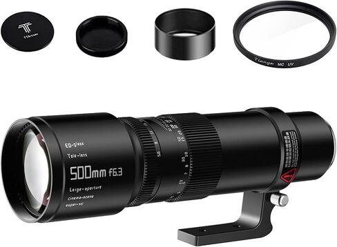 TTARTISAN 500 مم F6.3 تليفوتوغرافي كامل الإطار زجاج ED كبير MC طلاء متعدد الطبقات عدسة 3.3 متر لقطة قريبة التركيز حلقة التروس كاميرات Nikon F-Mount لـ D6 D5 Df D850 D810A D810 D780 D750؟D610، إلخ. in Saudi Arabia