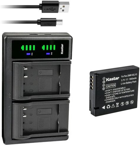 Kastar LTD2 USB Battery Charger Replacement for Leica BP-DC10 BP-DC10-E BP-DC10-U Battery, Leica BC-DC10 Charger, Leica D-Lux 5, Leica D-Lux 6 Digital Camera in Saudi Arabia