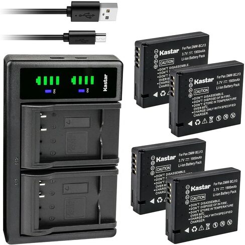 Kastar LTD2 USB Battery Charger Replacement for Leica BP-DC10 BP-DC10-E BP-DC10-U Battery, Leica BC-DC10 Charger, Leica D-Lux 5, Leica D-Lux 6 Digital Camera in Saudi Arabia