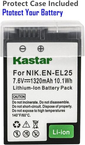 Kastar LTD2 USB Battery Charger Replacement for Nikon Z 30 Mirrorless Camera, Z30 Creator Ready Z Series Camera in Kuwait