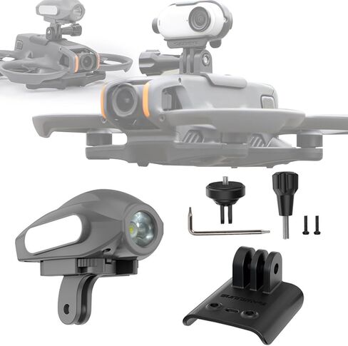 دعامة محول تركيب Avata 2 متوافقة مع DJI Avata 2 متوافقة مع DJI Action 4 3/ Insta360 X4 دعامة توسيع متعددة الوظائف حامل كاميرا رياضية بدون طيار (طقم حامل) in Kuwait