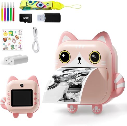 M2 Kids Print Camera Pink in Saudi Arabia