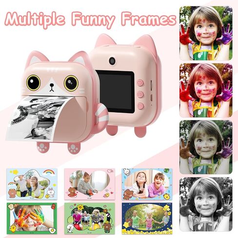 M2 Kids Print Camera Pink in Saudi Arabia