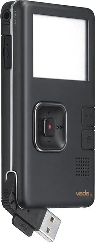 Creative Labs Vado HD 720p Pocket Video Camcorder with 8 GB Video Storage and 2x Digital Zoom (Black) OLD MODEL in Kuwait