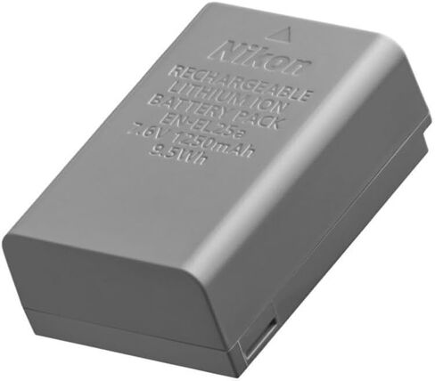 Nikon EN-EL25a High-Capacity Rechargeable Lithium-Ion Camera Battery - 10% More Power for Prolonged Shooting - Long-Lasting Replacement Battery Pack Bundle with Cleaning Lenspen (2 Items) in Saudi Arabia