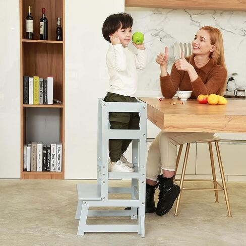 SDADI Adjustable Height Kitchen Step Stool,Kids Learning Stool,Mothers' Helper LT05B in Kuwait