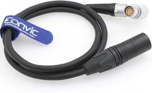 Eonvic ARRI Alexa Amira كابل الطاقة 2B.308 إلى 3 Pin XLR Male Plug (3.28ft/100cm) in Kuwait