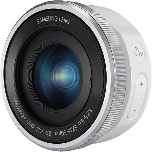Samsung NX 16-50mm f/3.5 Power Zoom Camera Lens with OIS (White) in Saudi Arabia