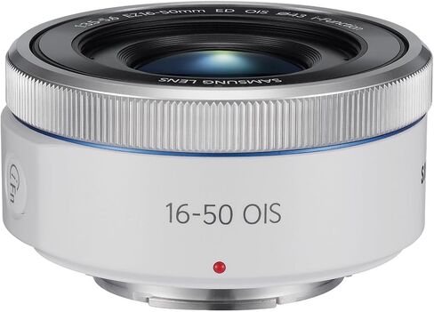 Samsung NX 16-50mm f/3.5 Power Zoom Camera Lens with OIS (White) in Saudi Arabia