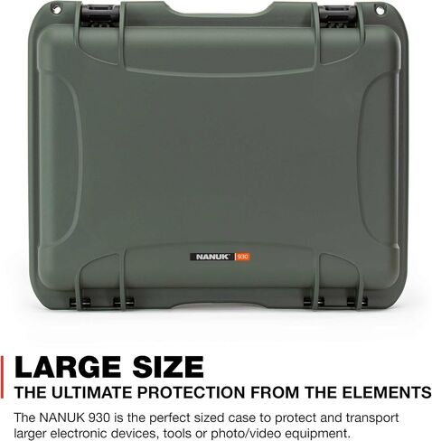 Nanuk Nanuk 930 26.5L Hard Case with Foam Insert for DJI RS 4/RS 4 Pro Combo, Black in Kuwait