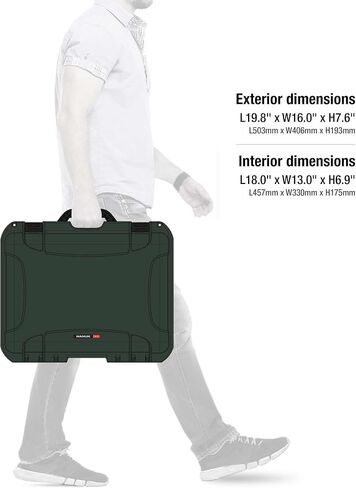 Nanuk Nanuk 930 26.5L Hard Case with Foam Insert for DJI RS 4/RS 4 Pro Combo, Black in Kuwait