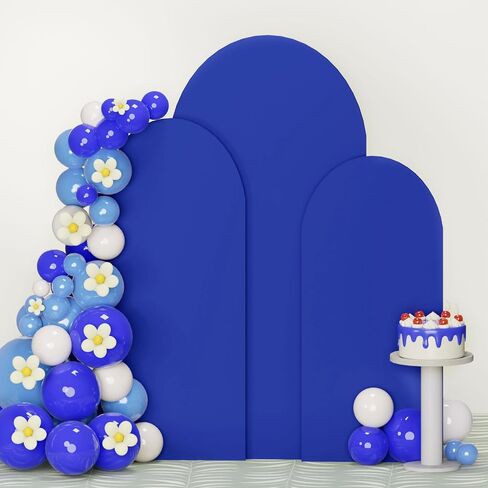 FUHSY دنة غطاء قوس مجموعة من 2 الوردي الساخن قوس حامل يغطي 7.2FT، 6FT قوس خلفية حامل غطاء الوردي زينة الزفاف كيارا خلفية حامل مجموعة غطاء لزينة حفلة عيد ميلاد التخرج in Kuwait
