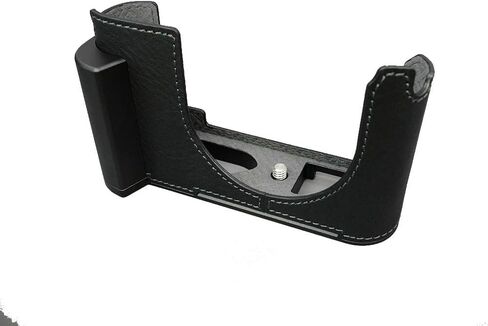 Lim's Design LC-Q2DBK Metal Grip Genuine Leather Camera Half Case for Leica Q2, Black in Saudi Arabia