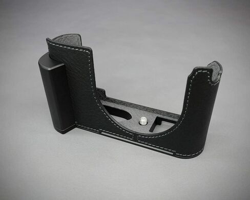 Lim's Design LC-Q2DBK Metal Grip Genuine Leather Camera Half Case for Leica Q2, Black in Saudi Arabia