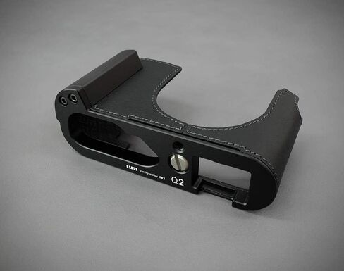 Lim's Design LC-Q2DBK Metal Grip Genuine Leather Camera Half Case for Leica Q2, Black in Saudi Arabia