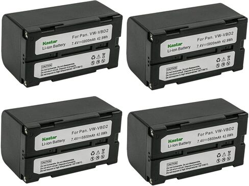 Kastar 1-Pack VW-VBD2 Battery Replacement for VW-VBD1, VW-VBD1/E, VW-VBD1E, VW-VBD2, VW-VBD2E, VW-VBD815, VW-VBDR1, VW-VBD3, VW-VBD5, AG-BP15P, CGR-B/202, CGR-B/202A1B, CGR-B/202E1B in Saudi Arabia