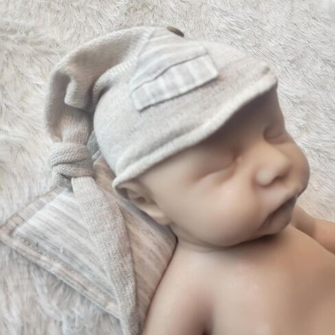 Newborn Photography Props Outfit With Long Tail Hat, Photo Shoot Costume Crochet Hat Pant Striated Pillow, 1st Birthday Outfit Set for Boy Girl Suit for 0-1 Month in Saudi Arabia