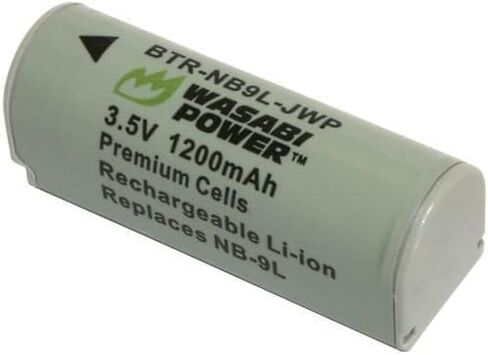 Wasabi Power Battery for Canon NB-9L and Canon PowerShot N, N2, SD4500 IS, ELPH 510 HS, ELPH 520 HS, ELPH 530 HS in Saudi Arabia