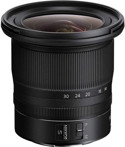 عدسة نيكون 20070 NIKKOR Z مقاس 14-30 مم f/4 S بإطار كامل وعدسة تكبير واسعة لتركيب Z بدون مرآة - (متجددة) in Saudi Arabia
