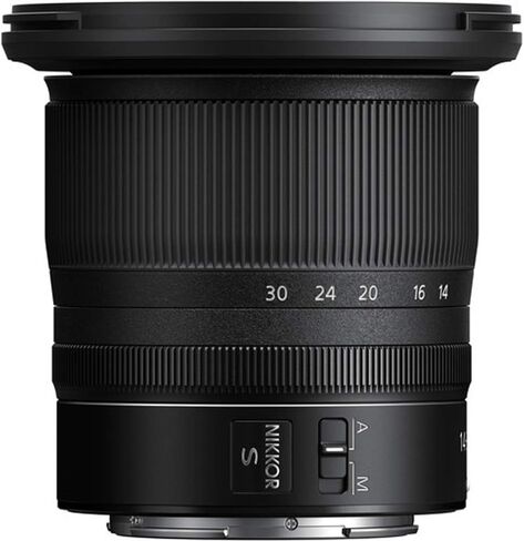 عدسة نيكون 20070 NIKKOR Z مقاس 14-30 مم f/4 S بإطار كامل وعدسة تكبير واسعة لتركيب Z بدون مرآة - (متجددة) in Saudi Arabia