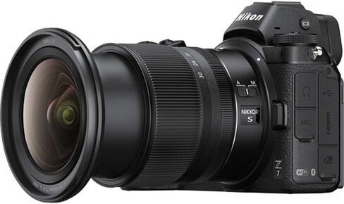 عدسة نيكون 20070 NIKKOR Z مقاس 14-30 مم f/4 S بإطار كامل وعدسة تكبير واسعة لتركيب Z بدون مرآة - (متجددة) in Saudi Arabia