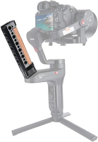 مقبض مختبر NICEYRIG Weebill فقط لمثبت مختبر Zhiyun Weebill، قبضة خشبية مع فتحات تثبيت 1/4 3/8 وحذاء بارد - 329 in Kuwait