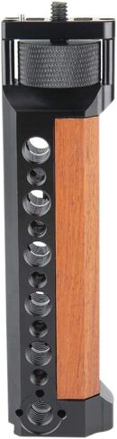 مقبض مختبر NICEYRIG Weebill فقط لمثبت مختبر Zhiyun Weebill، قبضة خشبية مع فتحات تثبيت 1/4 3/8 وحذاء بارد - 329 in Kuwait