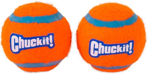 Chuckit! Dog Tennis Ball Toy, Large 3in, 2 Pack, for 60-100lbs Dogs in Kuwait