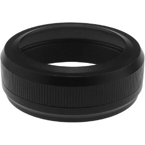 غطاء العدسة مع حلقة محول متوافقة مع كاميرا Fujifilm X100V X100 X100S X100T X100F X70 مرشحات 49 مم تقلل من توهج العدسات من سبائك الألومنيوم باللون الأسود