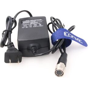 Eonvic 12V 2A Basler AVT GIGE Camera Power Adapter Hirose 12-Pin Female AC DC Power Supply Adapter