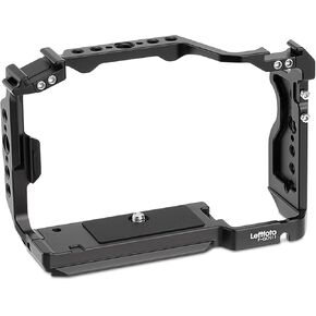 LEFTFOTO Camera Cage for Sony A7C II / A7CR,Camera Protection Frame Rig with Arca Base, Compatibility with DJI RS Stabilizer- for Vlog Video Shooting